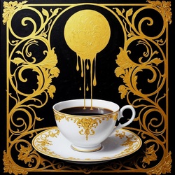 Пазл: Черный кофе
