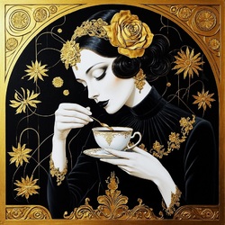 Пазл: Черный кофе