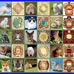 Пазл: Веселые зверюшки