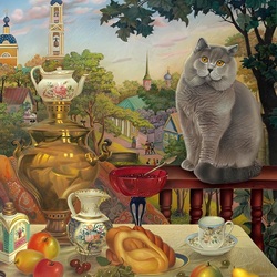 Пазл: Чаепитие