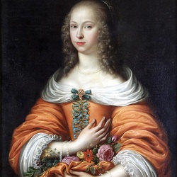 Пазл: Портрет молодой дамы в образе Флоры