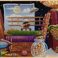 Пазл: На книжной полке