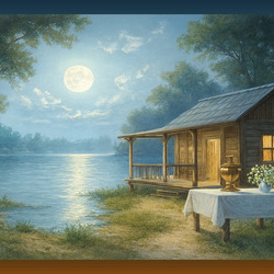 Пазл: Лунная ночь