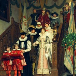 Пазл: Отправление на соколиную охоту