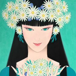 Пазл: Венок из маргариток