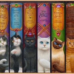 Пазл: На книжной полке