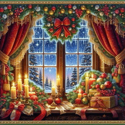 Пазл: Новогоднее окно