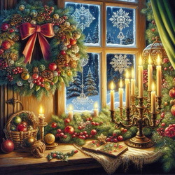 Пазл: Новогоднее окно