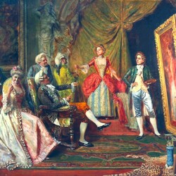 Пазл: Художник