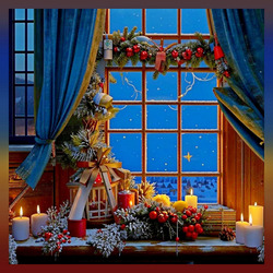 Пазл: Праздничное окно