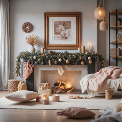 Пазл: Новогодний интерьер
