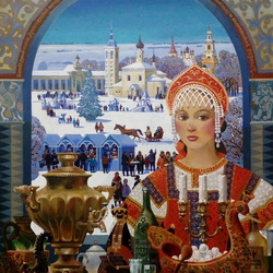 Пазл: Новый год в Суздале 