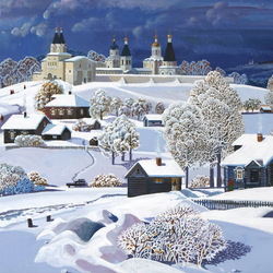 Пазл: Зима в Суздале 