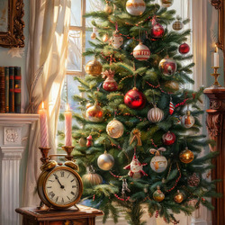 Пазл: Новогодний интерьер
