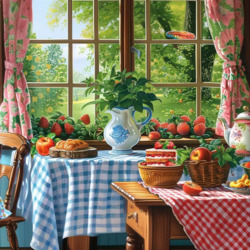 Пазл: Утро на даче