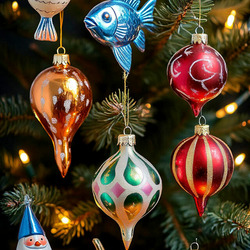Пазл: Ёлочные украшения