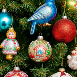 Пазл: Ёлочные украшения