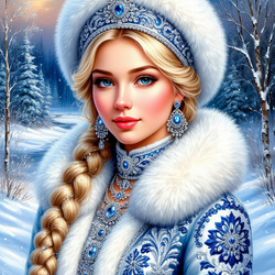 Пазл: Зимняя красавица