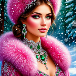 Пазл: Зимняя красавица