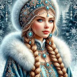 Пазл: Зимняя красавица