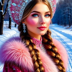 Пазл: Зимняя красавица