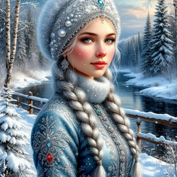 Пазл: Зимняя красавица
