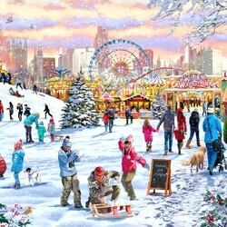 Пазл: Зимняя сказка в Гайд-парке