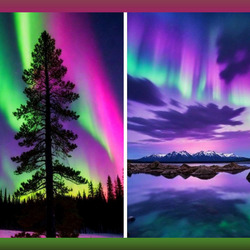 Пазл: Завораживающее полярное сияние