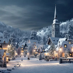 Пазл: Ночь тиха