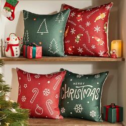 Пазл: Новогодние подушки