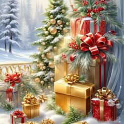 Пазл: Подарки