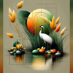 Пазл: Журавль