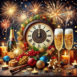 Пазл: Новогодний натюрморт