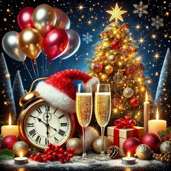 Пазл: Новогодний натюрморт