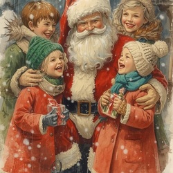 Пазл: Подарки от Санта Клауса