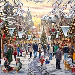 Пазл: Рождественский рынок