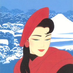 Пазл: Пейзаж заснеженного парка Суйдзэндзи