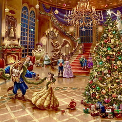 Пазл: Рождество в замке 