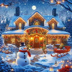 Пазл: Рождественские праздники