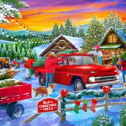 Пазл: Выбрали елку