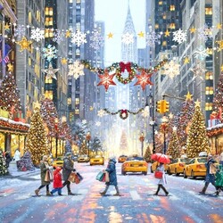 Пазл: Рождество в Нью-Йорке