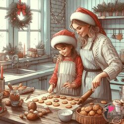 Пазл: Приготовление к новому году