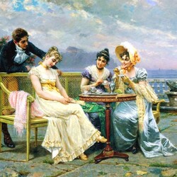 Пазл: Галантная беседа