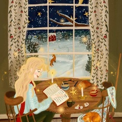 Пазл: Зимний вечер