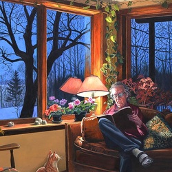 Пазл: Зимний вечер