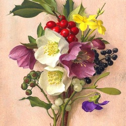 Пазл: Букет к Рождеству