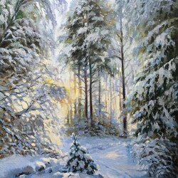 Пазл: Зимняя сказка 