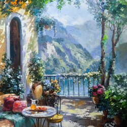 Пазл: Симфония горного озера 