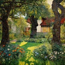 Пазл: Старый сад