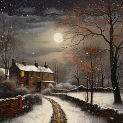 Пазл: Зимний сон природы